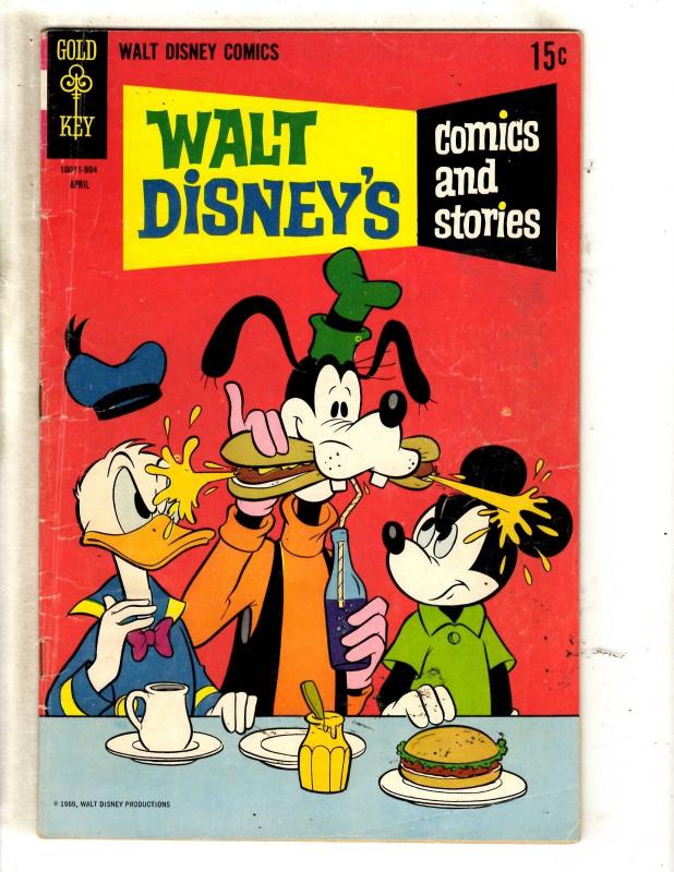 Lot Of 8 Walt Disney's Comics & Stories Gold Key Books # 11 5 12 5 3 12 1 7 JL30