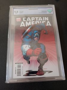 ​CAPTAIN AMERICA #25 CBCS 9.8 WHITE PAGES ED MCGUINNESS VARIANT