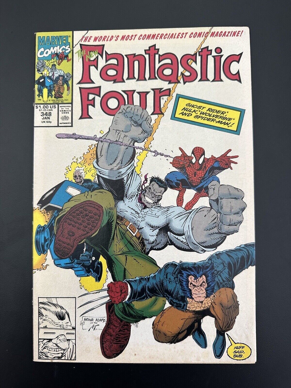 Fantastic Four #348 FN+ "Where Monsters Dwell!" (Marvel 1991) | Comic ...