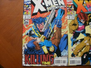 7 Marvel Comic: X-MEN ADVENTURES #9 10 11 12 13 14 15 (1993) Rogue Angel Finale