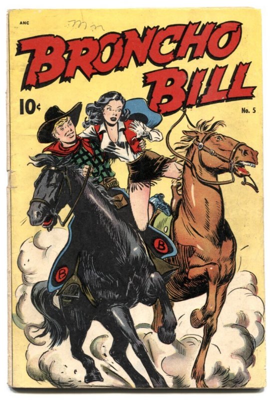 Broncho Bill #5  1947 - Standard  -VG - Comic Book