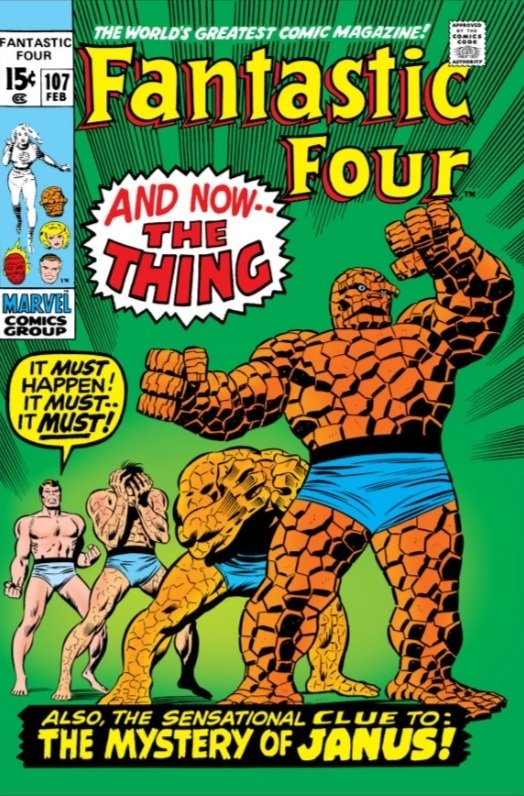 FANTASTIC FOUR #107 (1971) STAN LEE | JOHN BUSCEMA | BRONZE AGE | 4.0-5.0