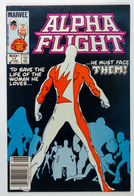 Alpha Flight #11 (1984) 1st full team app of Omega Flight