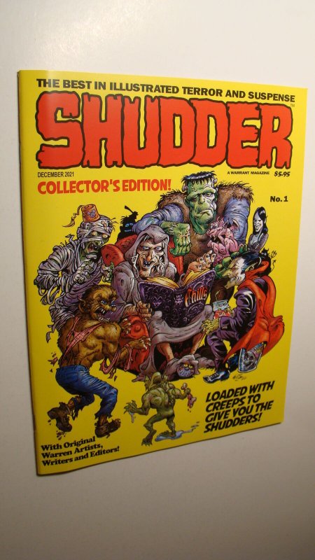 SHUDDER 1 NEW NM 9.6 CREEPS WARREN CREEPY EERIE VAMPIRELLA FAMOUS MONSTERS