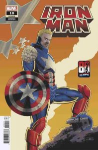 IRON MAN (2020 MARVEL) #10 VARIANT CASSADAY CAPTAIN AMERICA 80TH VAR