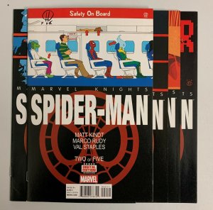 Marvel Knights Spider-Man #1-5 Set (Marvel 2013) All Signed by Marco Rudy (8.0+) 