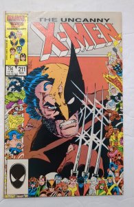 The Uncanny X-Men #211 (1986) Anniversary Border F/VF 7.0