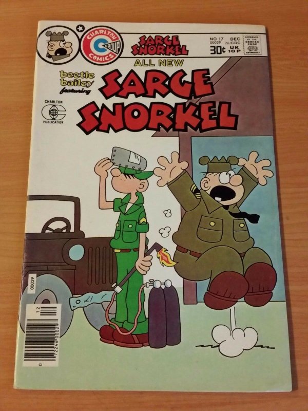 Sarge Snorkel #17 ~ VERY FINE VF ~ (1976, Charlton Comics)