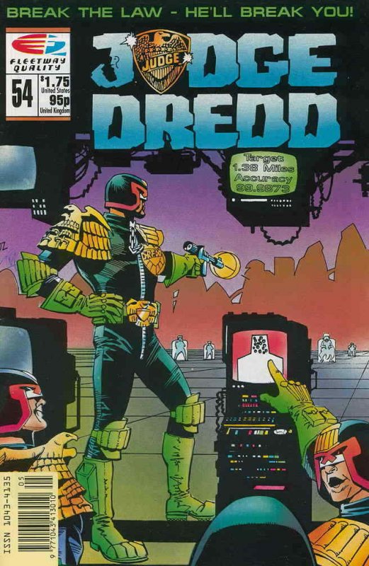 Judge Dredd (Vol. 2) #54 VF; Fleetway Quality | save on shipping - details insid