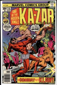 Ka-Zar #16 (1976) Ka-Zar
