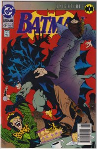 Batman #492 (1993) Batman NEWSSTAND EDITION