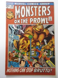 Monsters on the Prowl #18 (1972) FN- Condition!