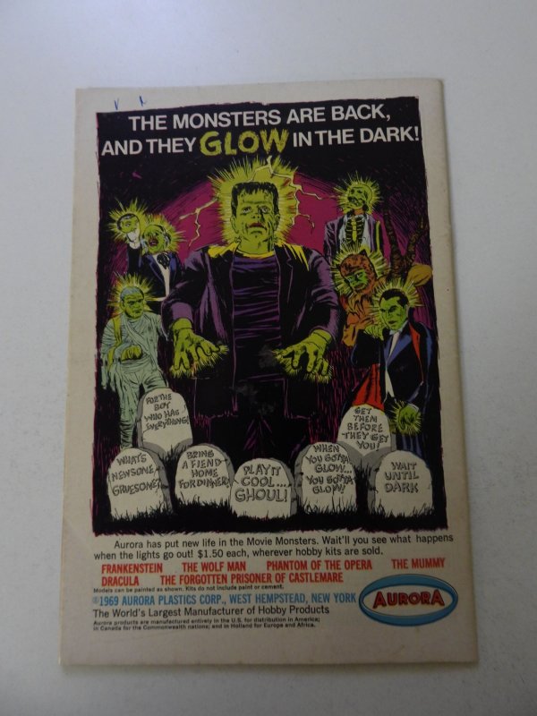 Our Army at War #211 (1969) FN/VF condition ink back cover