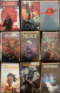 Lot of 9 Comics (See Description) Lazarus: X +66, Low, Man Eaters, Maskerade,...