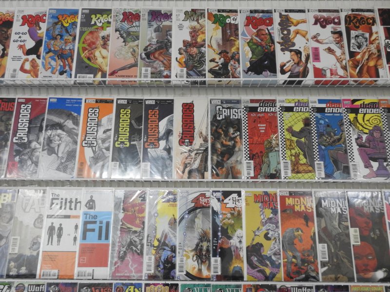 Huge Lot 140+ Comics W/ Dead Enders, Knockout, Crusades+ Avg VF Condition!