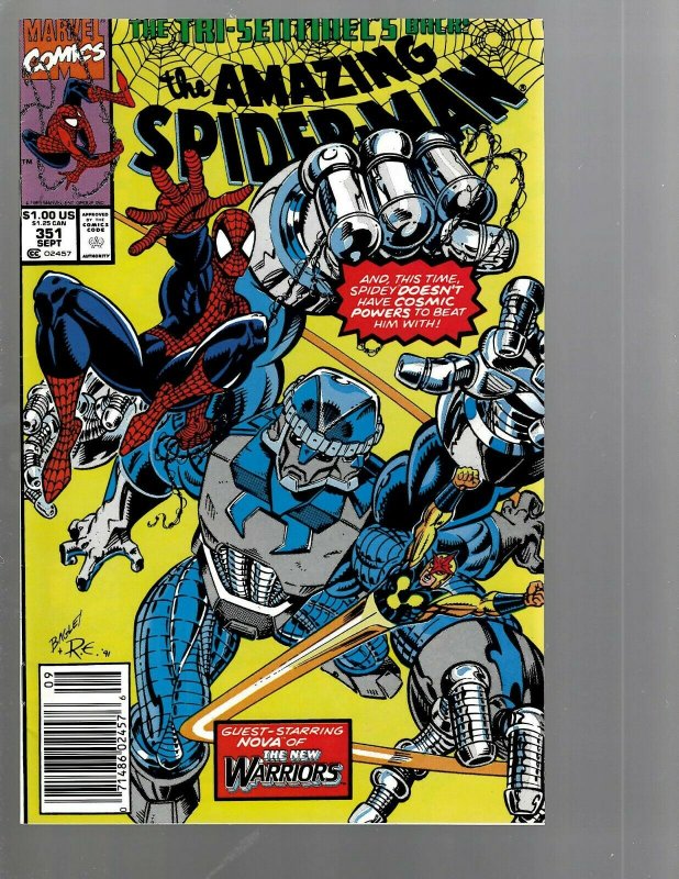 8 Amazing Spider-Man Marvel Comics # 348 349 350 351 352 353 354 355 Venom TJ2