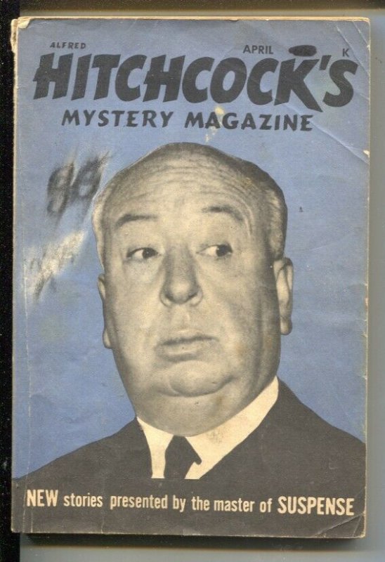 Hitchcock's Mystery Magazine 4/1971-Alfred Hitchcock photo cover-Bill Bronzin...