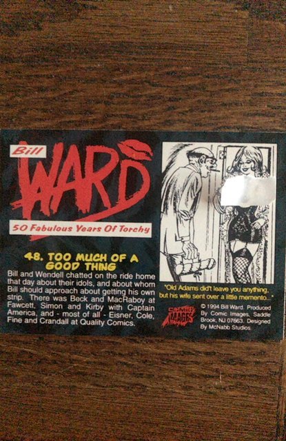 Bill Ward fabulous years of torchy 48 card