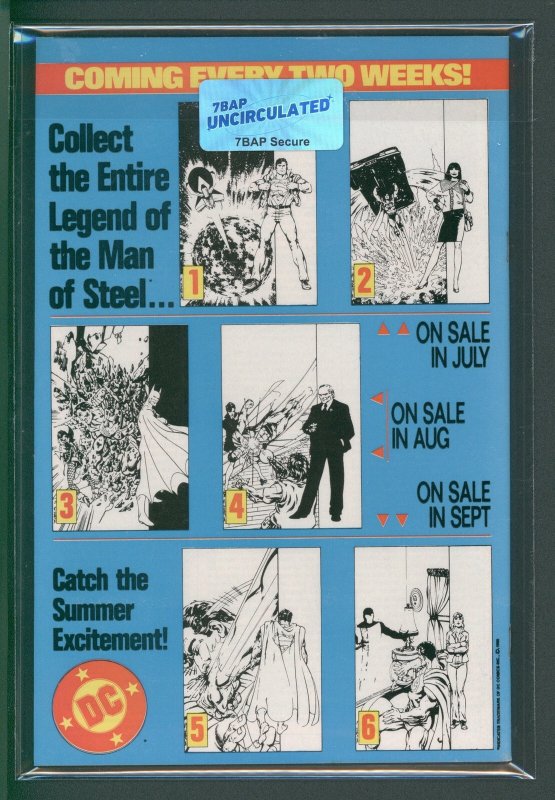 7BAP Uncirculated - Superman The Man of Steel #1 (1986)