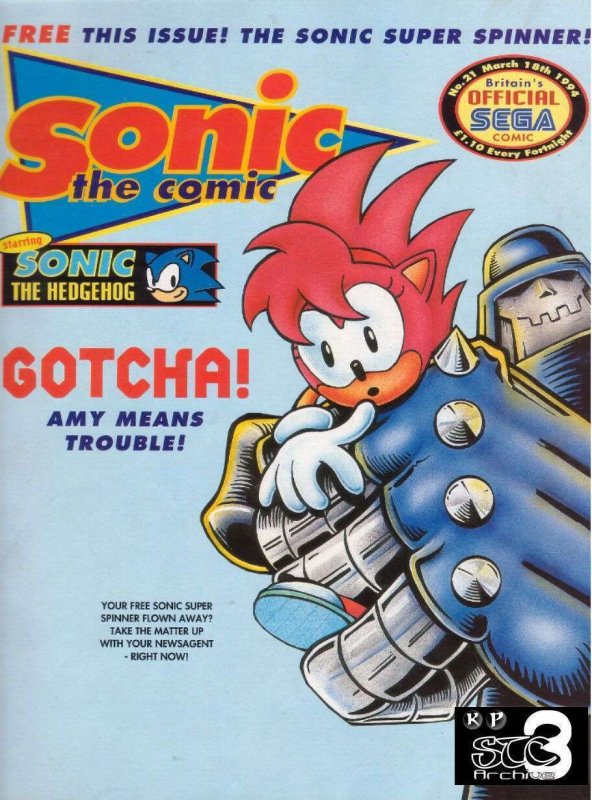 Sonic the Comic #2 GD; Fleetway Quality, low grade - Hedgehog - we combine  ship