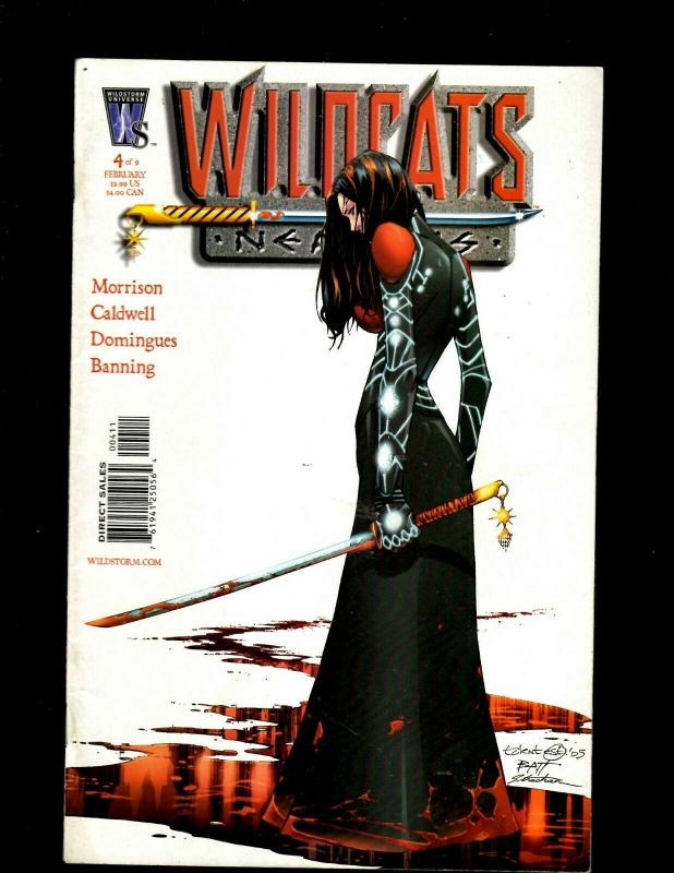 Lot of 9 Wildcats Nemesis Wildstorm Comic Books #1 2 3 4 5 6 7 8 9 J398 