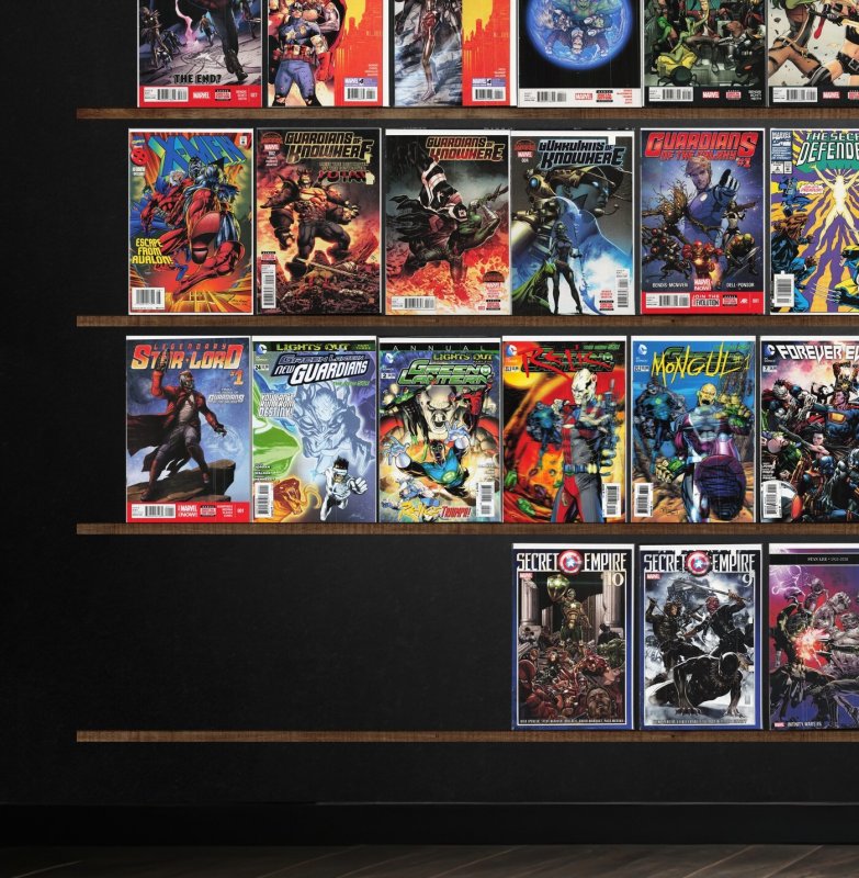 Huge Lot 140+ Comics with Captain America, Legendary Star Lord & More!