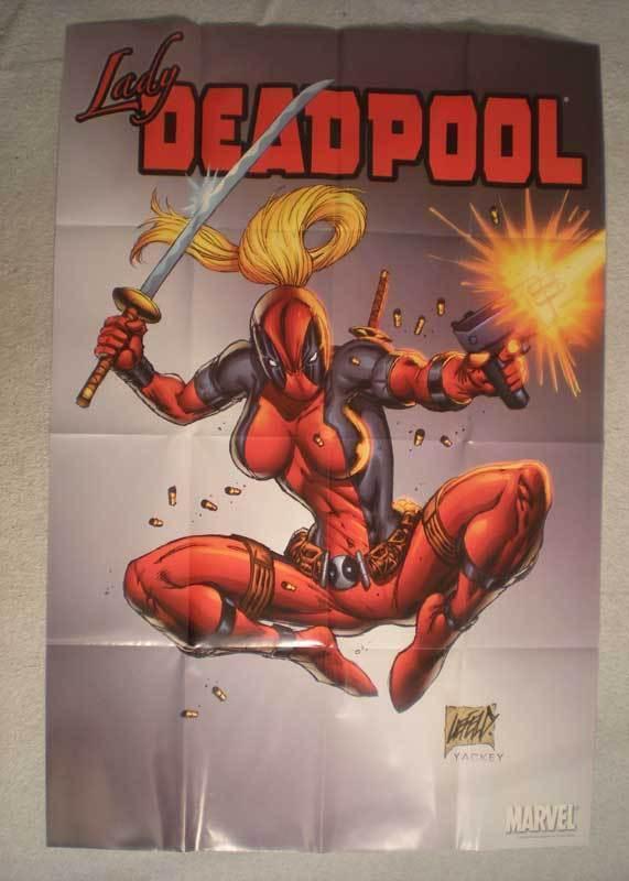 LADY DEADPOOL Promo Poster, 24x36, 2010, Unused, more in our store