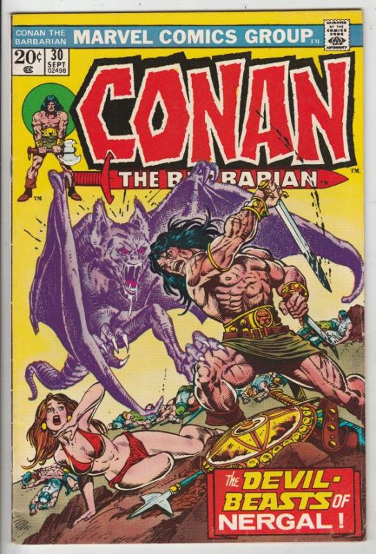 Conan the Barbarian #30 (Sep-73) VF+ High-Grade Conan the Barbarian