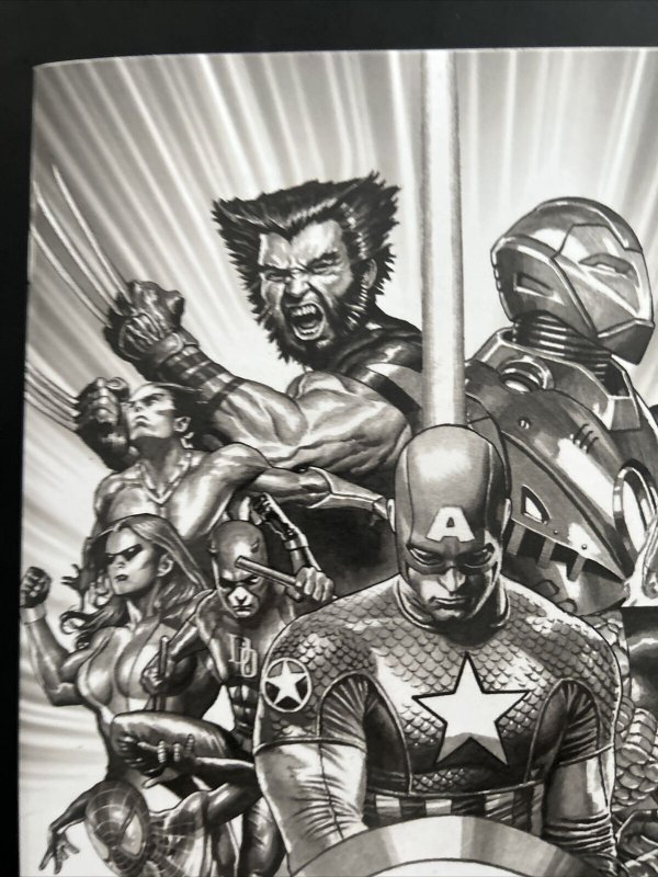 ULTIMATE INVASION 1 MICO SUAYAN VIRGIN B&W SKETCH VARIANT NM 2023