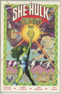 Sensational She Hulk: Ceremony #1 (1989) - 7.5 VF- *Dwayne McDuffie* 
