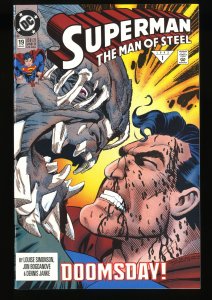 Superman: The Man of Steel #19 NM 9.4 Doomsday!