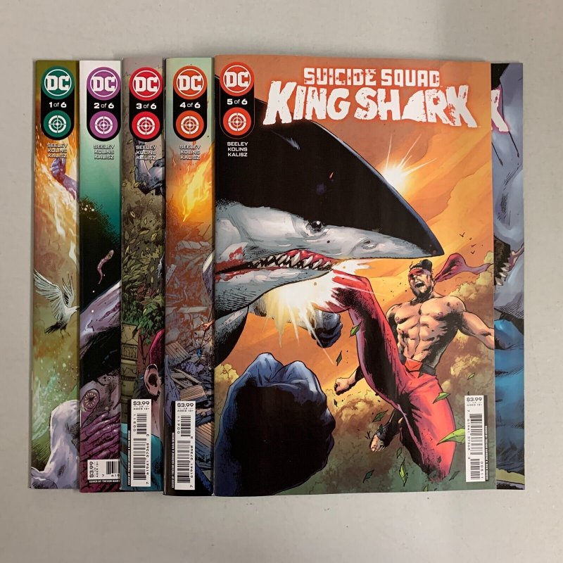 Suicide Squad King Shark #1-6 Set (DC 2021) 1 2 3 4 5 6 Tim Seeley (9.2+) 