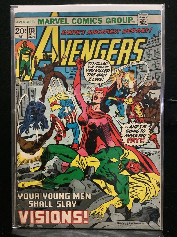 The Avengers #113 British Variant (1973)