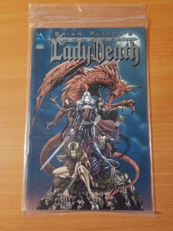 SEALED Medieval Lady Death #6 Platinum Foil Variant 1/850 ~ NEAR MINT NM ~Avatar