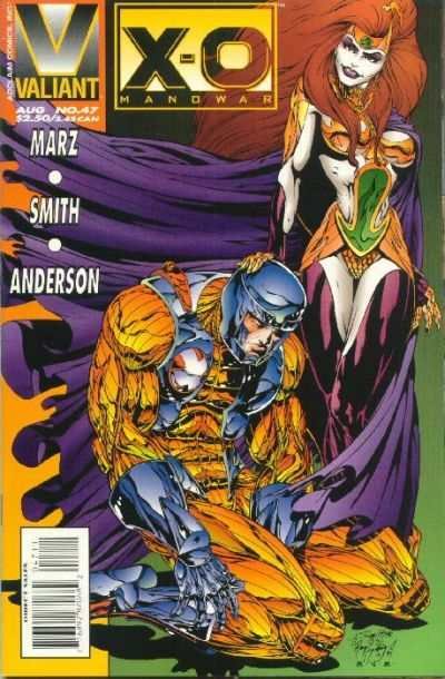 X-O Manowar (1992 series) #47, VF+ (Stock photo)