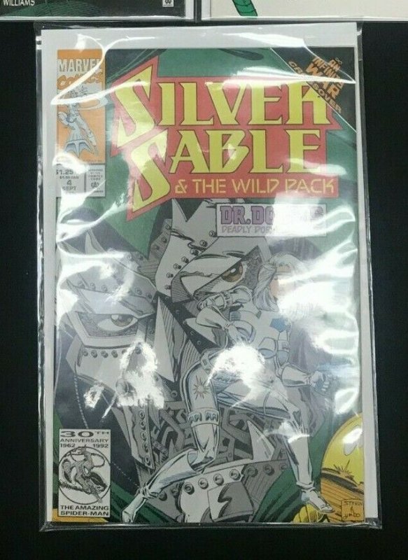 FANTASTIC FOUR RELATED 3PC LOT (VF) FF MARVEL INDEX!! SILVER SABLE!! 1997