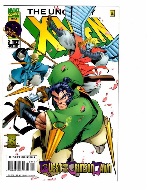 6 Uncanny X-Men Marvel Comic Books # 321 325 327 328 329 330 Wolverine J201
