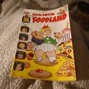 Harvey Comics Little Lotta in Foodland #1 silver age hits 1963 Richie rich dot