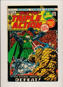 Marvel Triple Action#5 20 cents Fantastic Four Silver Surfer VERY GOOD- (213J)  