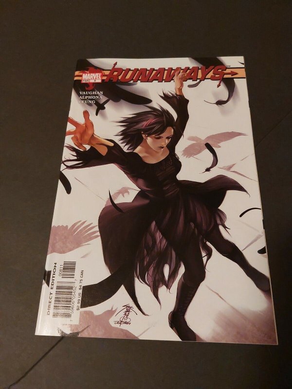 2003 Runaways Brian K. Vaughan 8 9  Disney+ Jo Chen cover NM