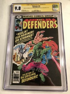 CGC SS 9.8 Defenders #78 signed by Stan Lee, Ed Hannigan, McLeod & Herb Trimpe