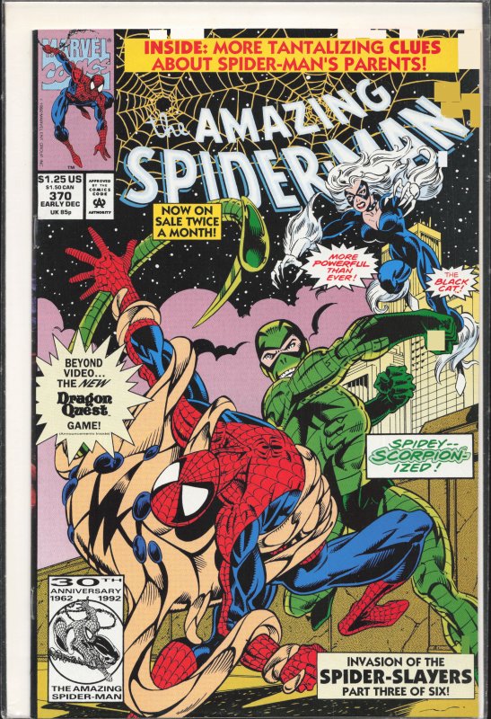 The Amazing Spider-Man #370 (1992) Spider-Man