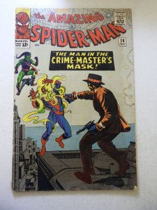The Amazing Spider-Man #26 (1965) GD/VG Condition moisture stains