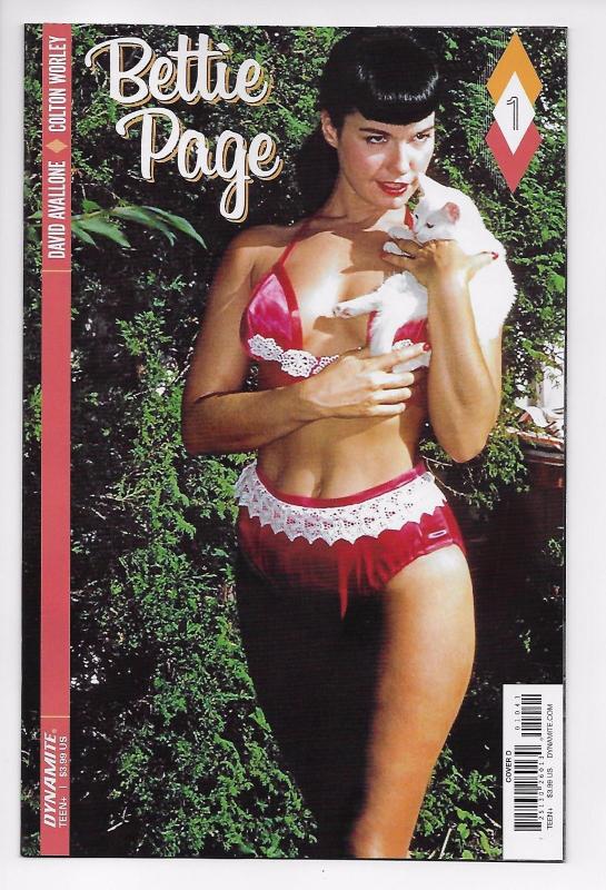Bettie Page #1 - Cover D / Photo Variant (Dynamite, 2017) - New/Unread (NM)