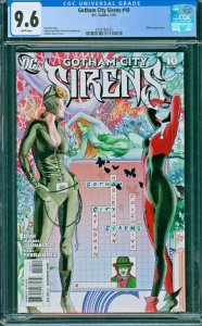 Gotham City Sirens #10 Guillem March Cover DC Comics 2010 CGC 9.6 