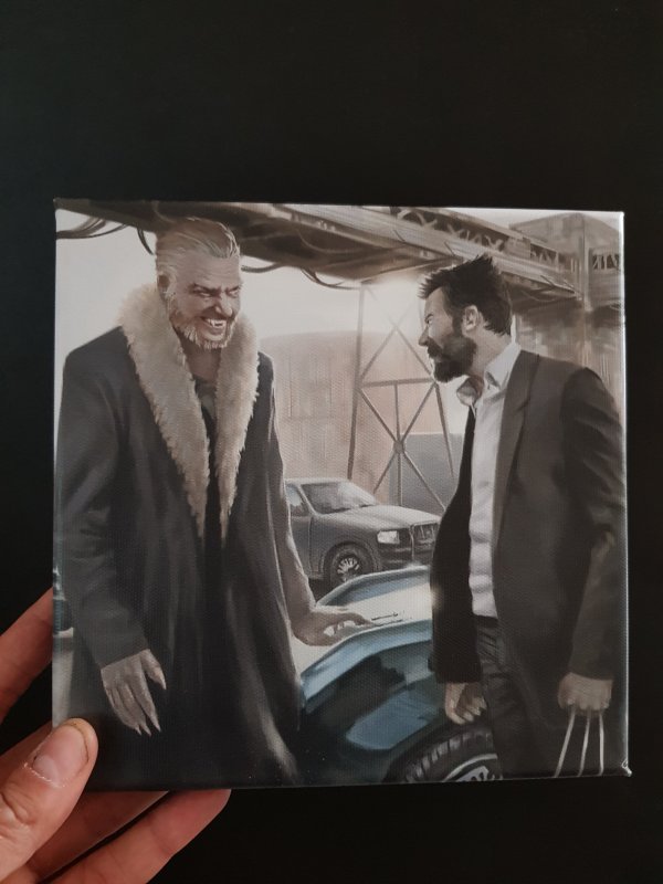 ​Canvas print: Old man Logan meets Old man Sabretooth