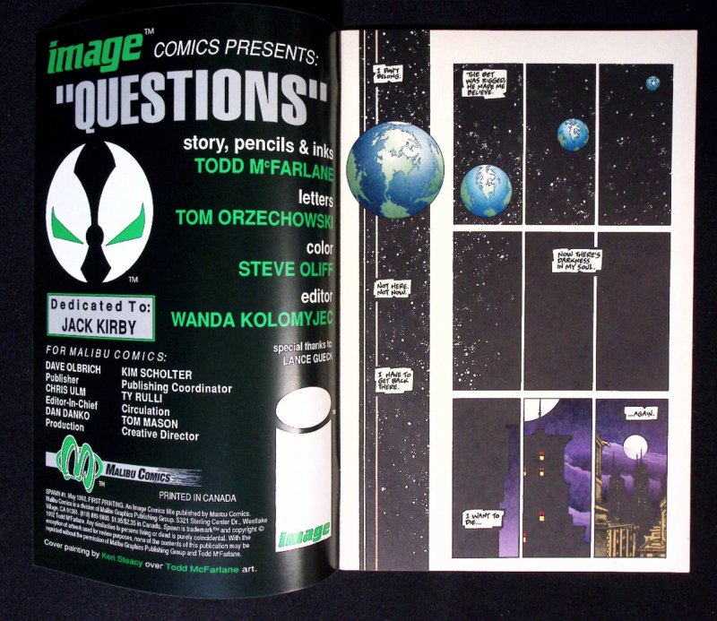 Spawn #1 - Image Comics 1992 - Todd McFarlane - 1st appearance - VF/NM