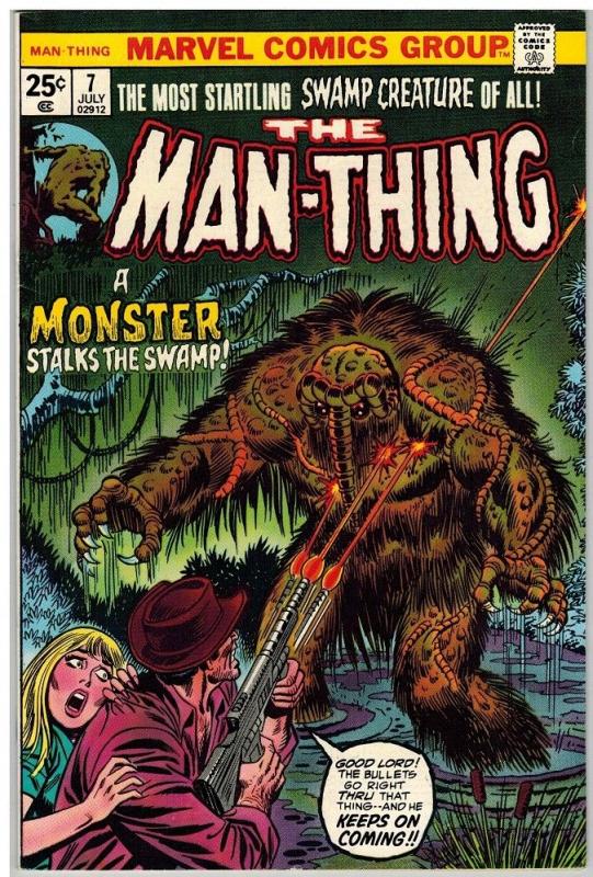 MAN THING (1974) 7 VF July 1974