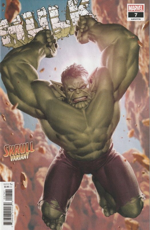 Hulk # 7 Skrull Variant Cover NM Marvel Donny Cates [C3]
