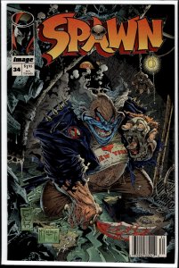 Spawn #34 Newsstand Edition (1995) Spawn